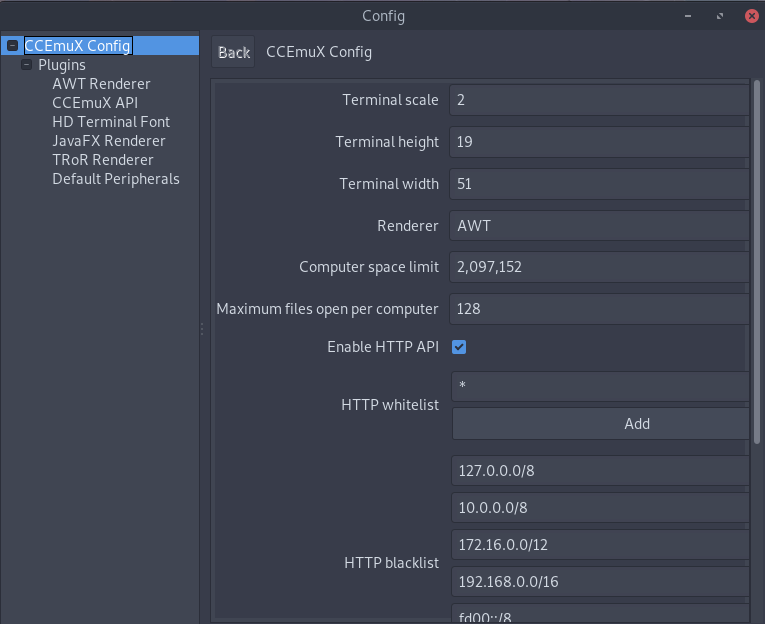 CCEmuX's config editor